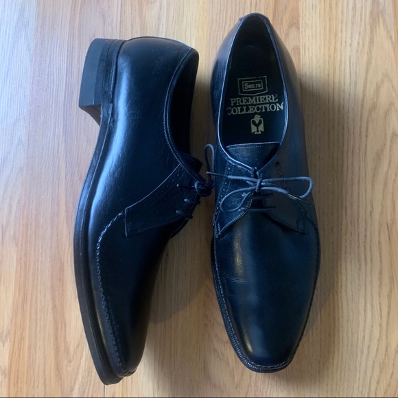 BLACK SEARS COLLECTION DRESS SHOES - Picture 2 of 9